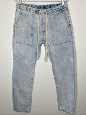 ONE TEASPOON SHABBIES DRAWSTRING BOYFRIEND JEAN-SALTY DOG NWOT S